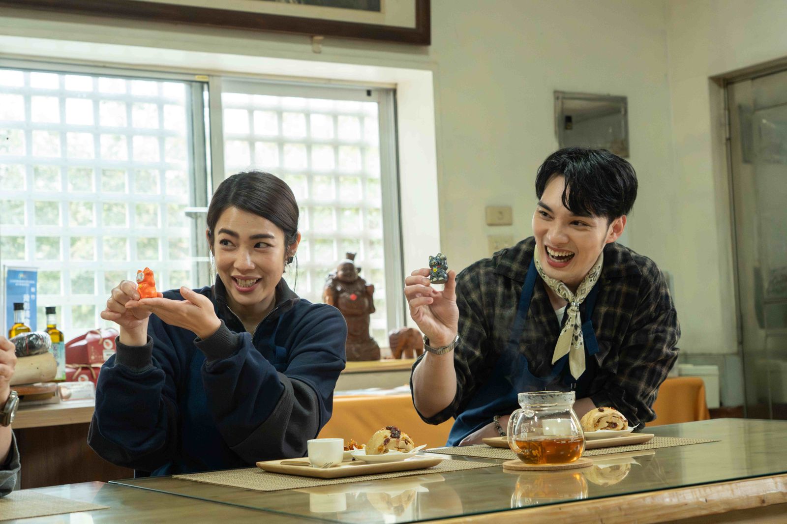 黃偉晉、林思宇合體「審核」前輩!東森綜合台提供