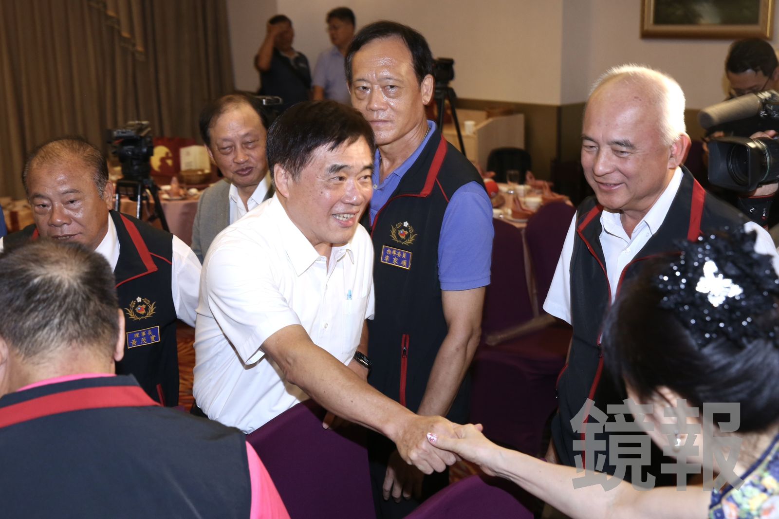 郝龍斌說，他之所以要在最後一刻決定參選，是認為自己有行政歷練，也熟悉黨務；最重要的是，國民黨大多數的好朋友都相信他無私、且不會選總統。（圖／董孟航攝）