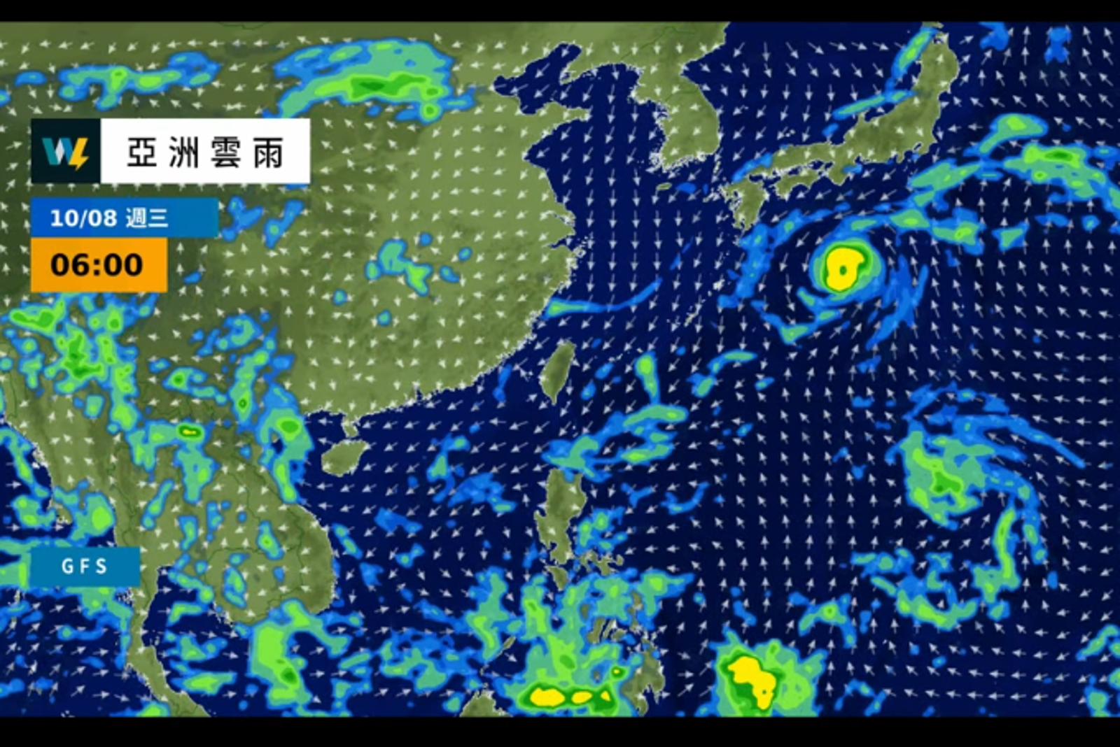 哈隆颱風將往日本前進。圖／天氣風險