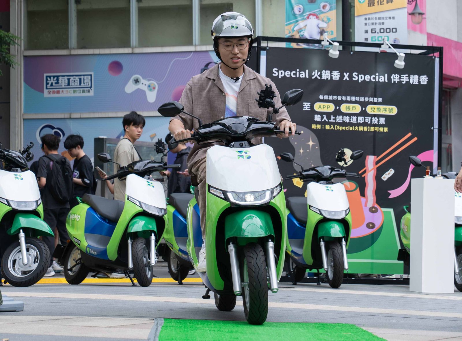 黃大謙談到近期阿滴向鍾明軒道歉一事。WeMo提供