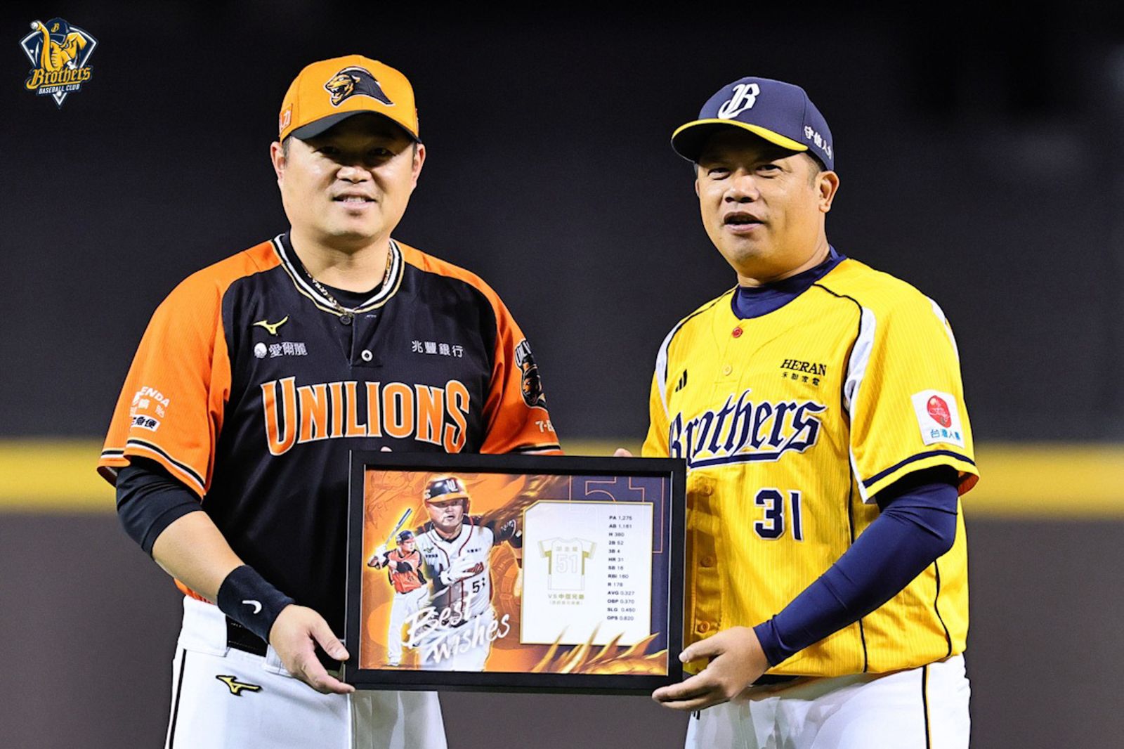 中職／中信兄弟致意胡金龍場面溫馨　最後一句「統一奪冠」引發全場爆笑