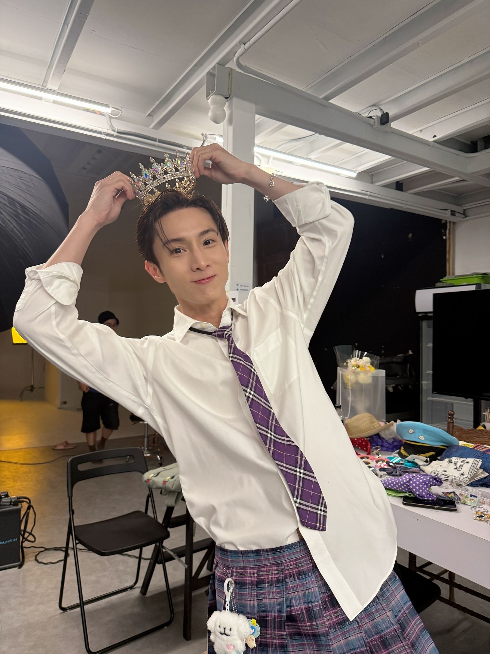 阿本感恩學會深深擁抱身邊愛的人。翻攝Threads @aben6011