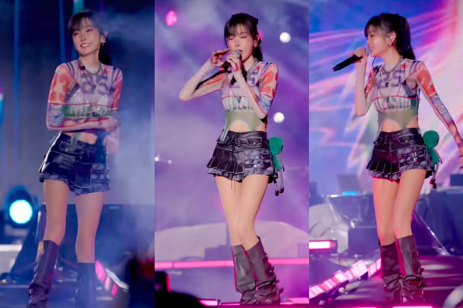 51歲不科學身材曝光！超短迷你裙辣秀鉛筆腿　謝金燕自爆背後「殘酷代價」