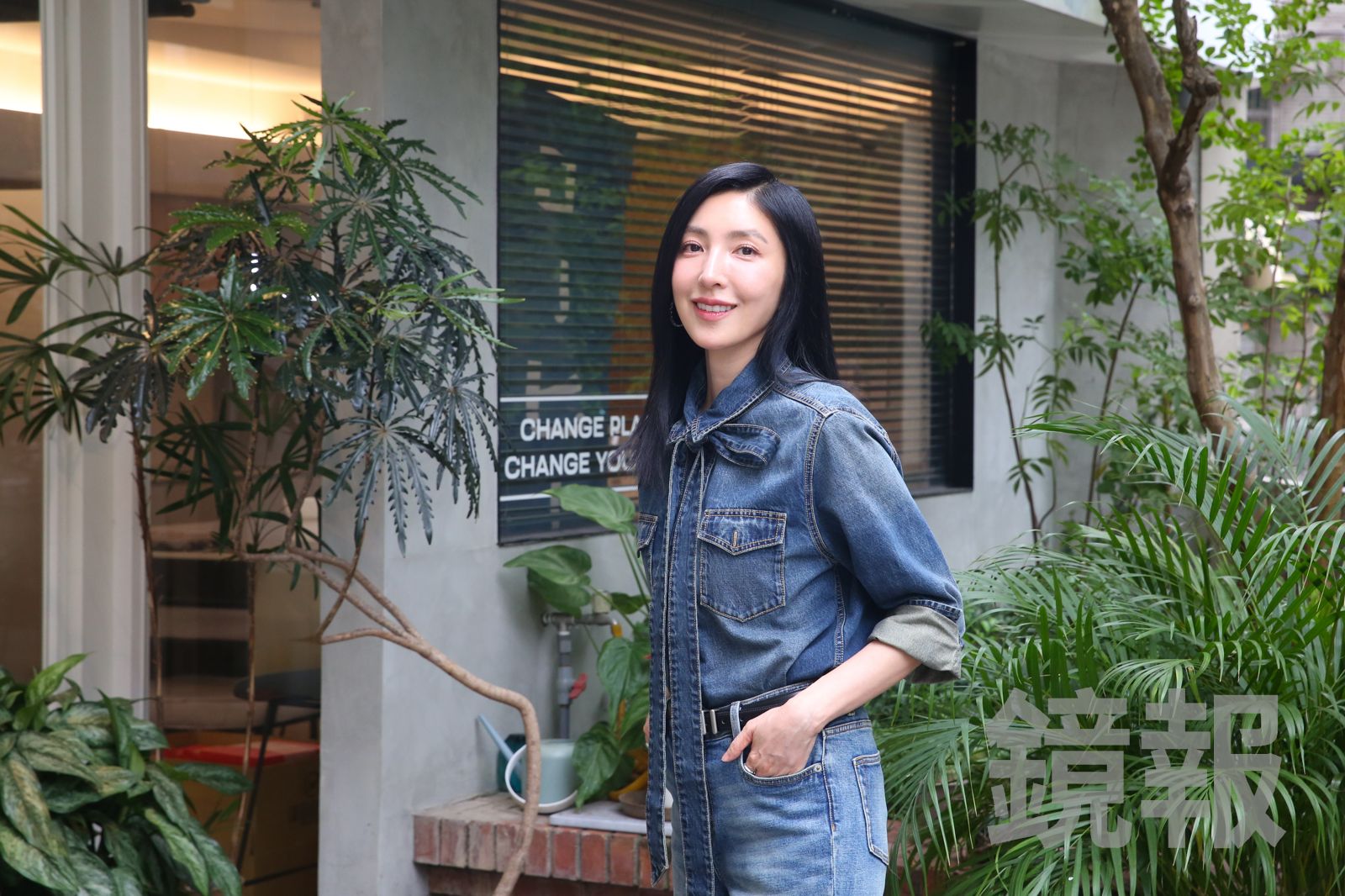 楊謹華外表氣場強大，實則外冷內熱。董孟航攝