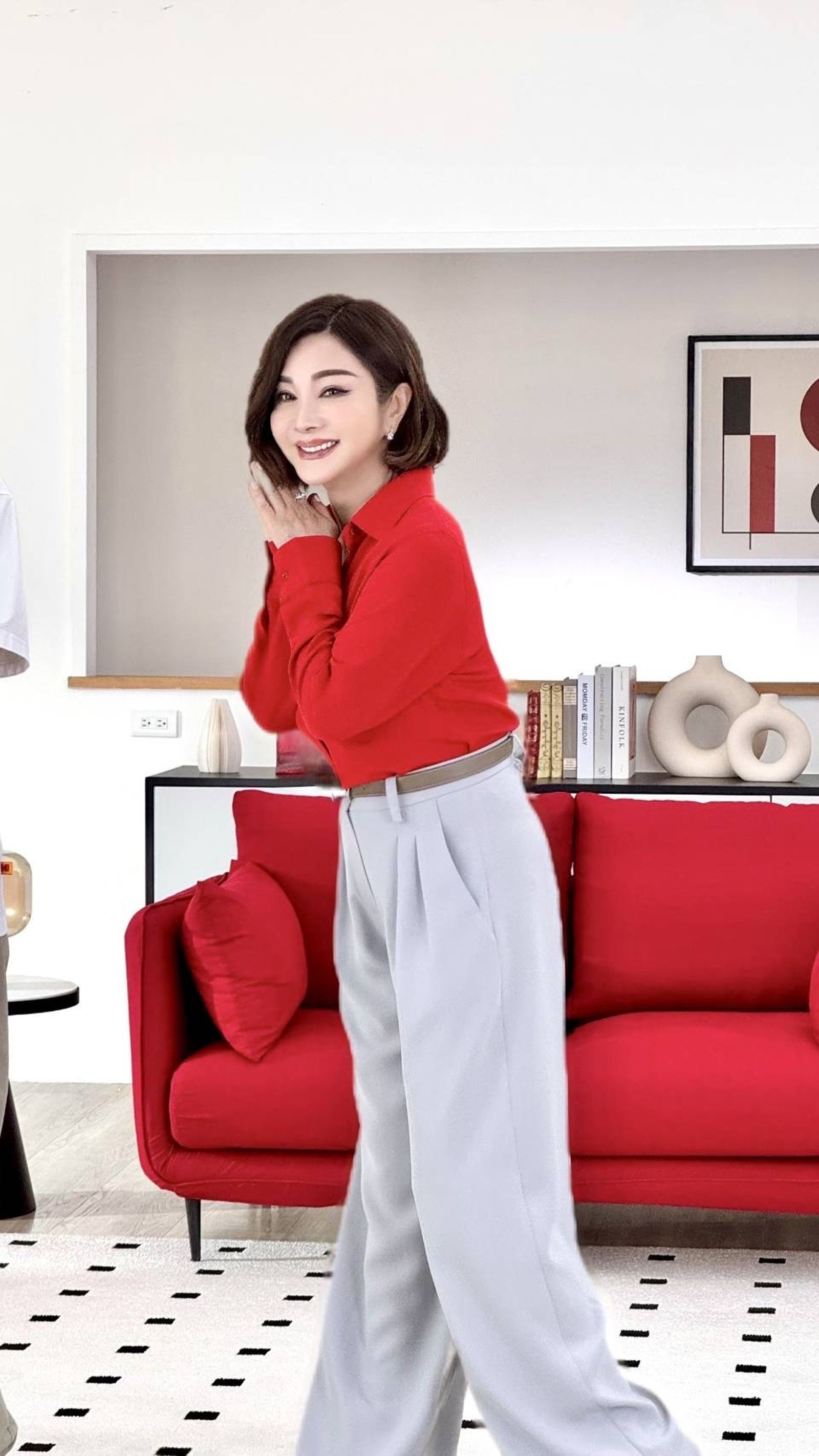 陳美鳳代言分享凍齡秘訣。民視提供