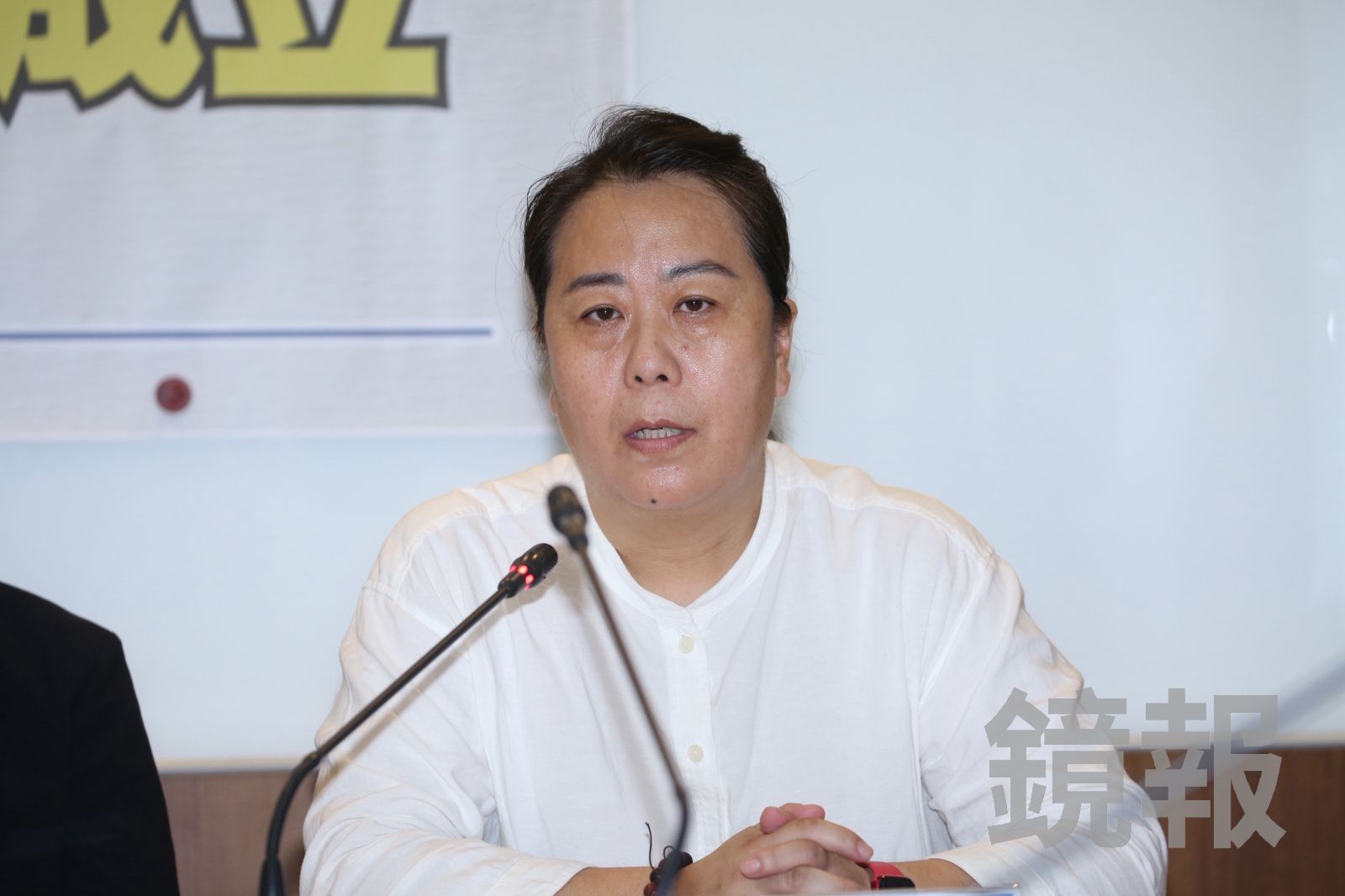 史雪燕坦言，她來台灣三十年積極深耕地方，實際行動服務，才有機會參選議員、當選議員，卻在卸任後被內政部一紙公文解職。（圖／董孟航攝）