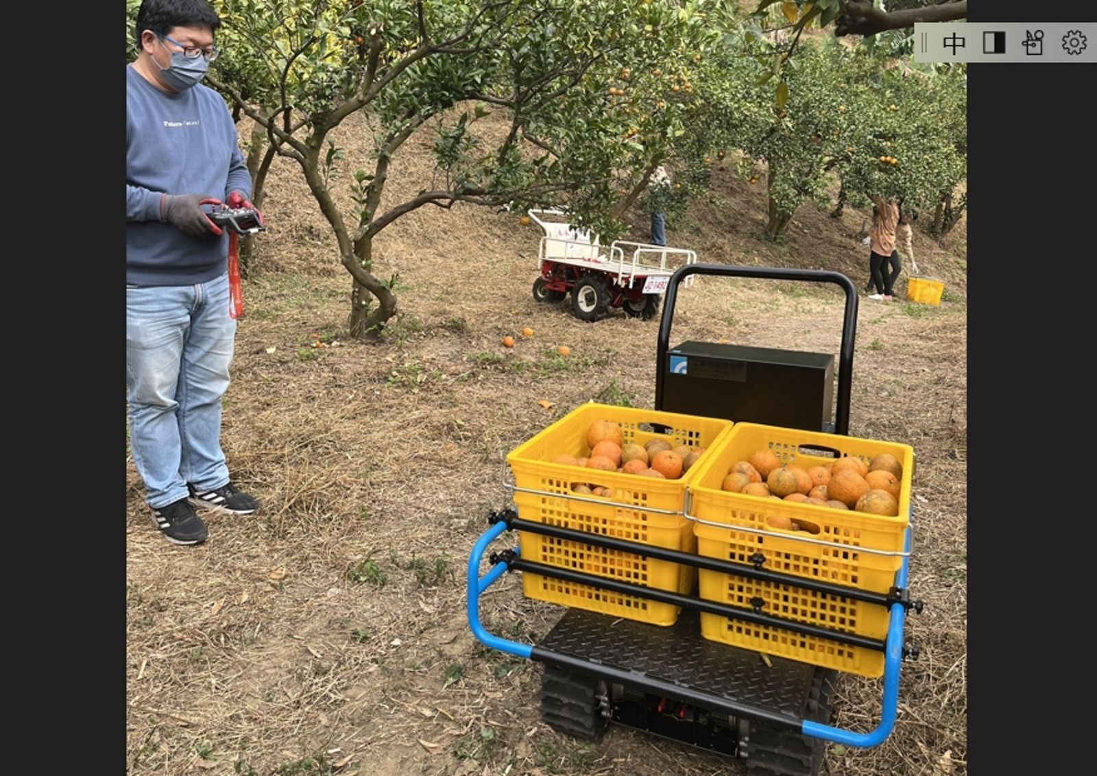 工研院把第三代半導體直接開進桶柑園　氮化鎵科技穿梭坡地扛累活
