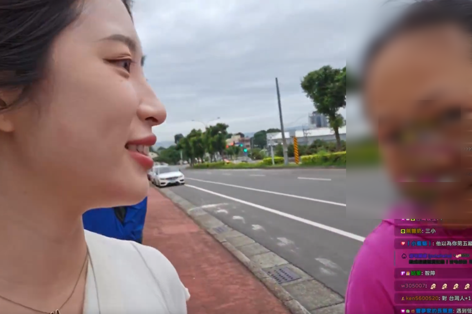 直播主雷夢直播到一半突然一名女子喊「一邊一國」。圖／翻攝自.twitch.＠iiiemon  Image Caption: