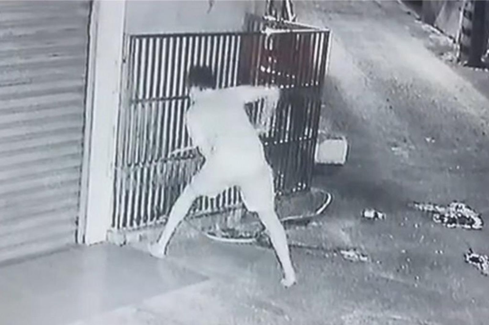 屏東惡鄰深夜持鐵管猛刺犬隻　血濺鐵籠「狗奄奄一息」全被監視器拍下