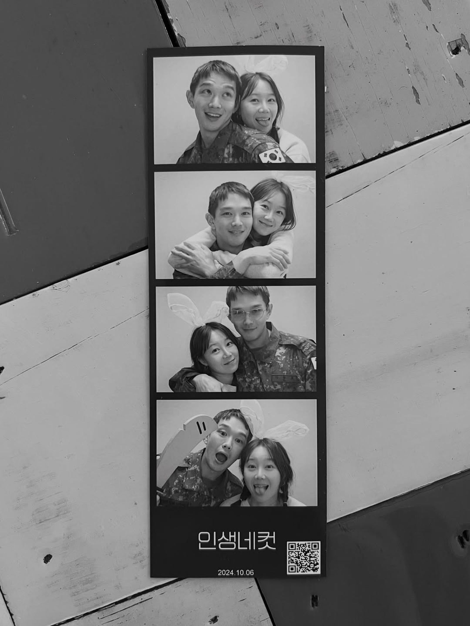 Kevin Oh與孔曉振的人生四格照糖度爆表。翻攝IG@kevinoh_