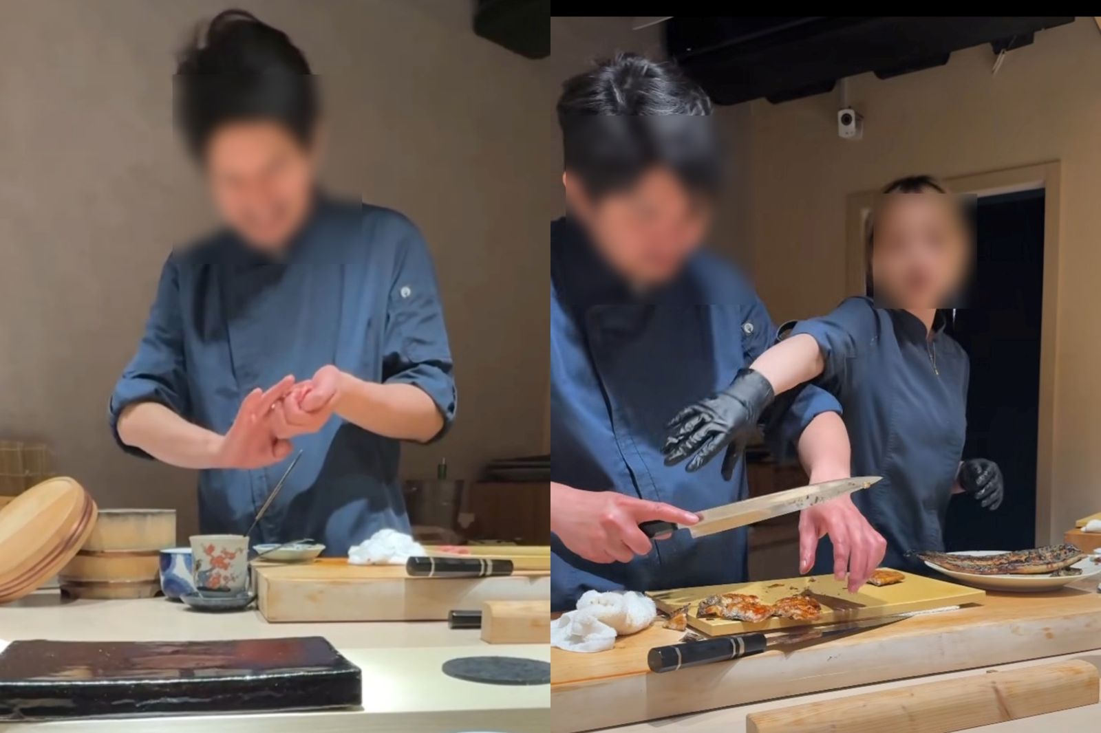 1人4500高級日料！師傅竟「喝爛醉」壽司揉到散、持刀狂揮　誇張行徑曝光　
