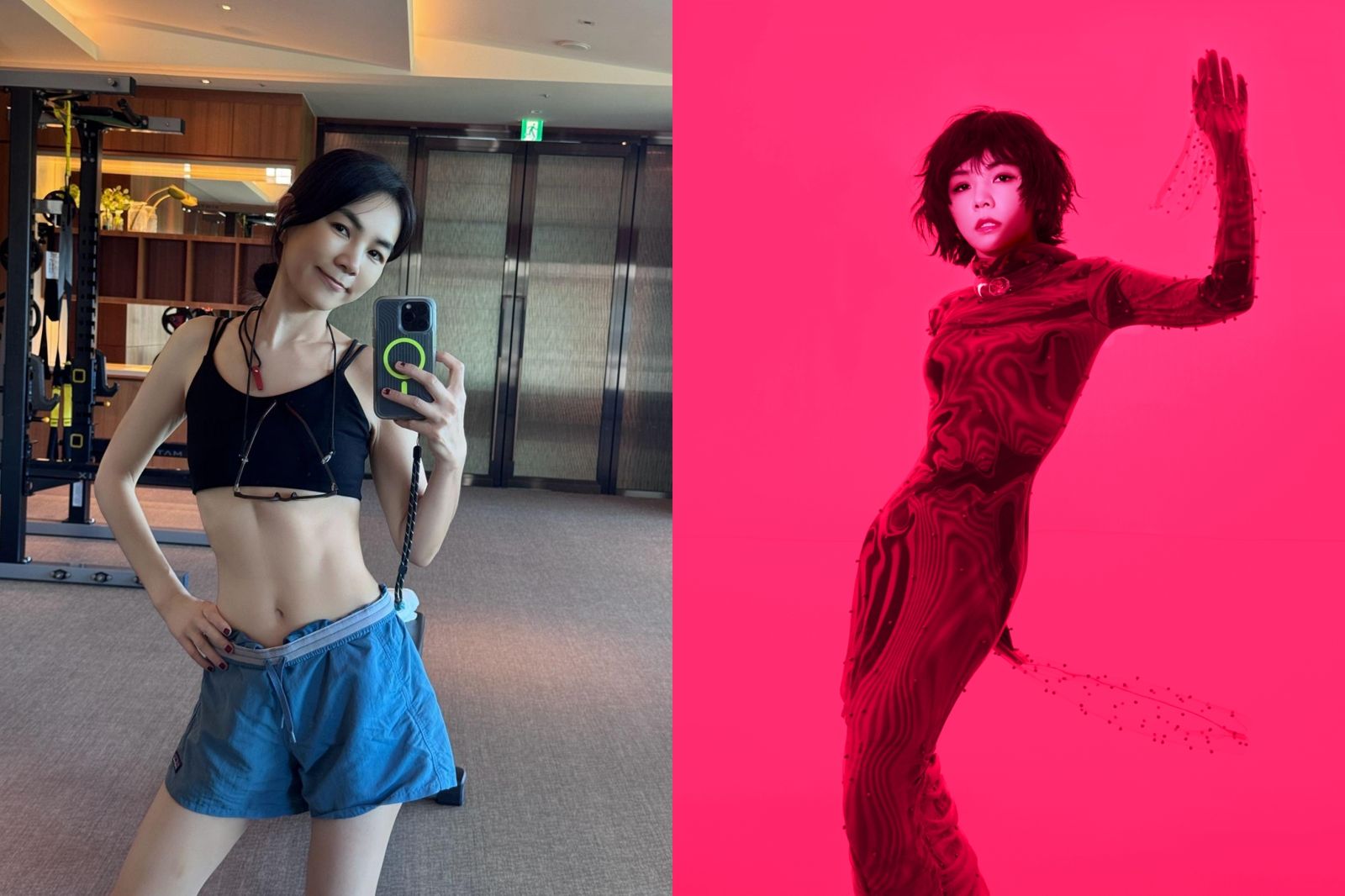 44歲Ella秀出逆天「螞蟻腰」粉絲驚呼「不科學」 自曝50歲生日禮想剃平頭