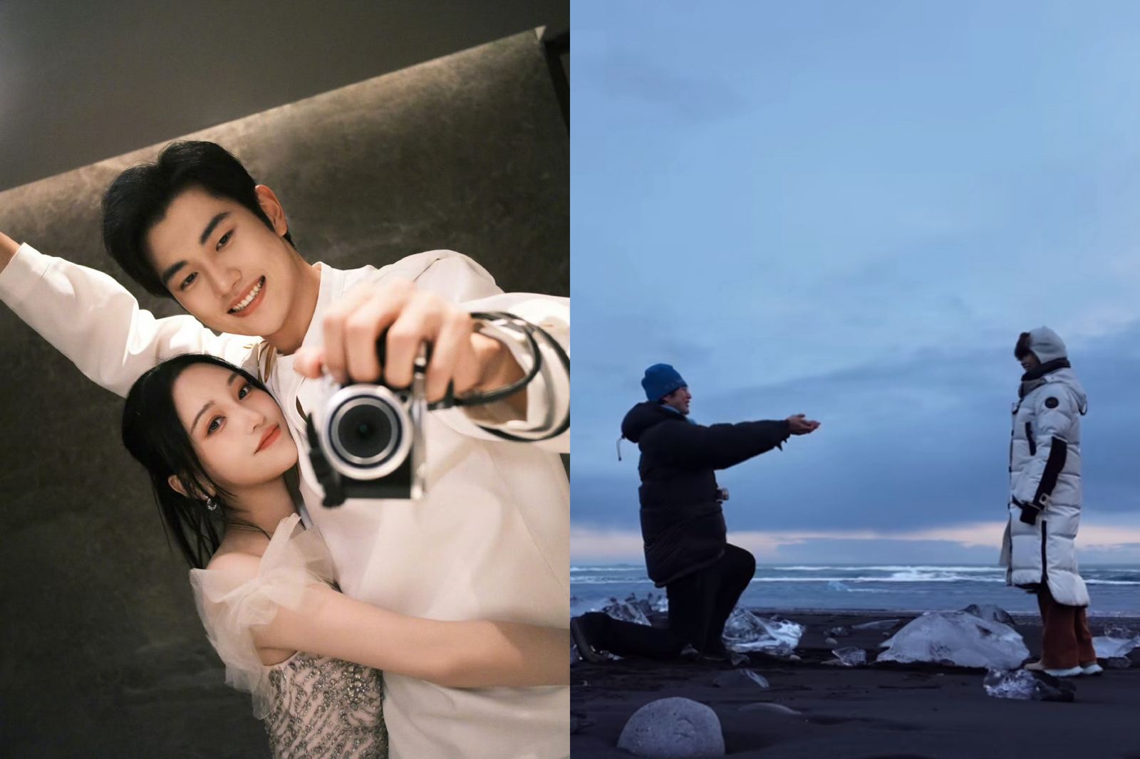 曾被唱衰「母子戀」！金莎小19歲男友冰島求婚成功　網哭：現實版《狙擊蝴蝶》