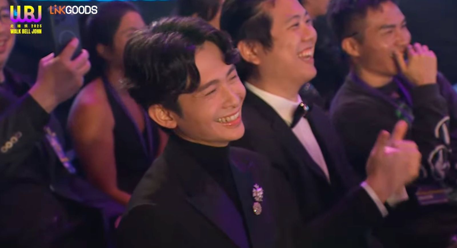 博恩看起來十分無奈。翻攝YT@走鐘獎