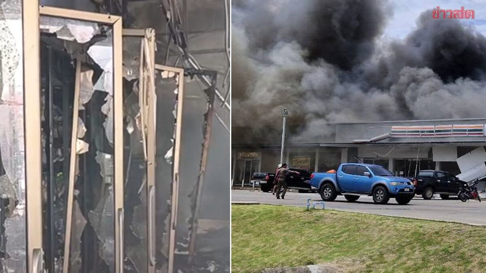 泰柬戰火恐升級！超商小七被炸爛7死　無辜母子緊緊擁抱慘死