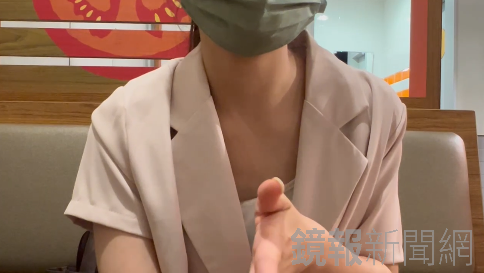 曾被王焱性騷的女學生J女，出面揭發狼師惡行。呂健豪攝