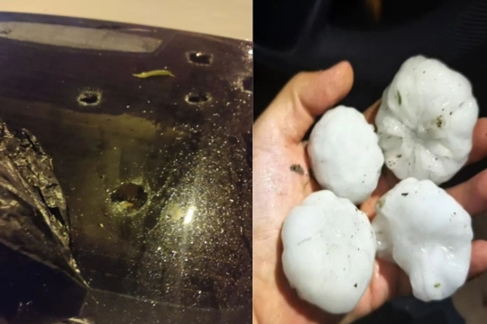 北京下起冰雹！「跟雞蛋一樣大」民眾嚇壞