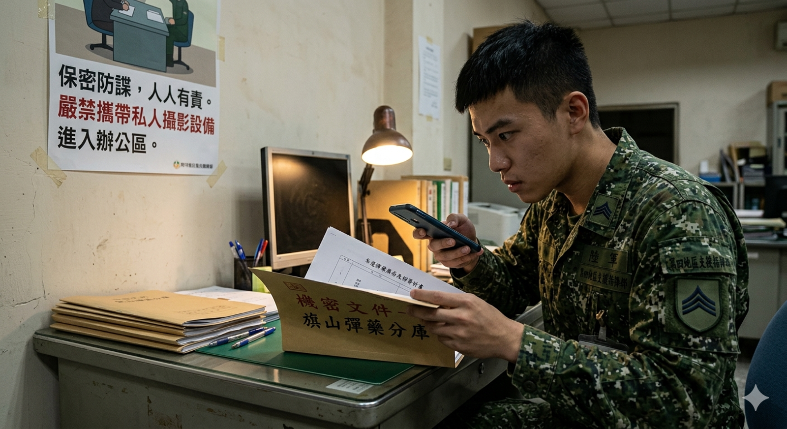 逆轉重判!退伍兵5000元賣國 利誘彈藥庫同袍拍軍機 無罪改判7年