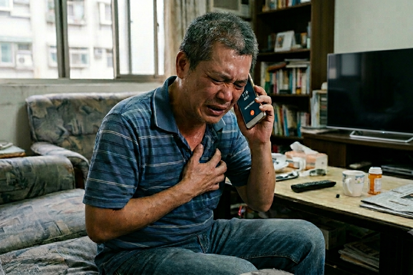 懷疑心肌梗塞怎麼辦?獨處自救、家人急救黃金4步驟,關鍵時刻能救命