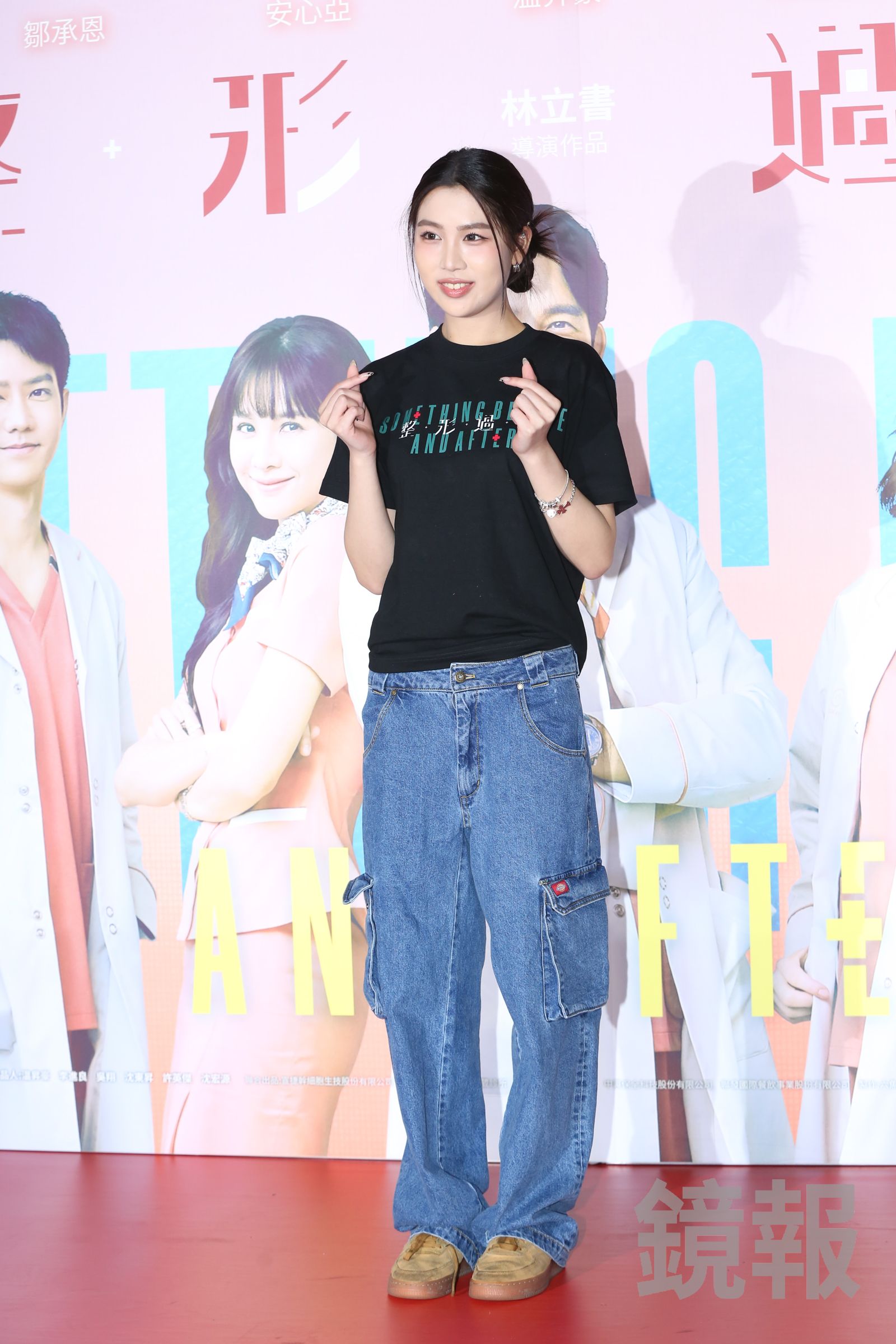 Emma首次面對媒體很緊張。李鍾泉攝