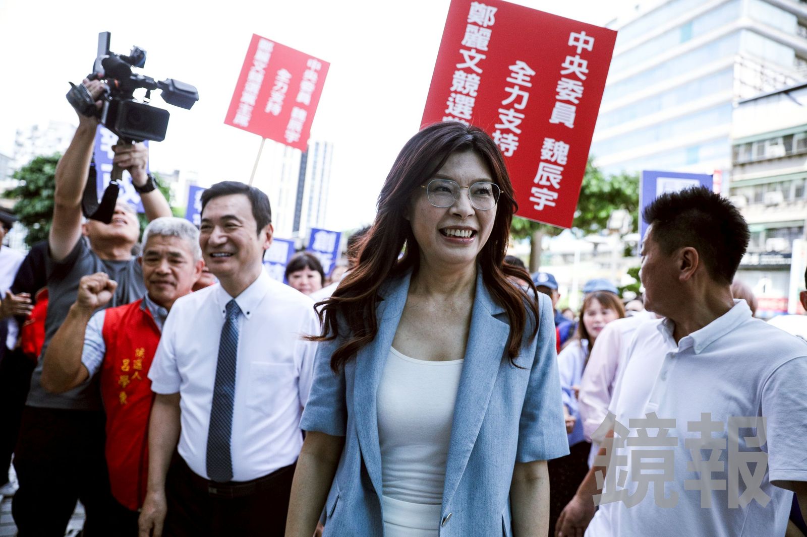 鄭麗文登記參選藍黨魁　喊選舉應公平公開、藍白合是首要任務