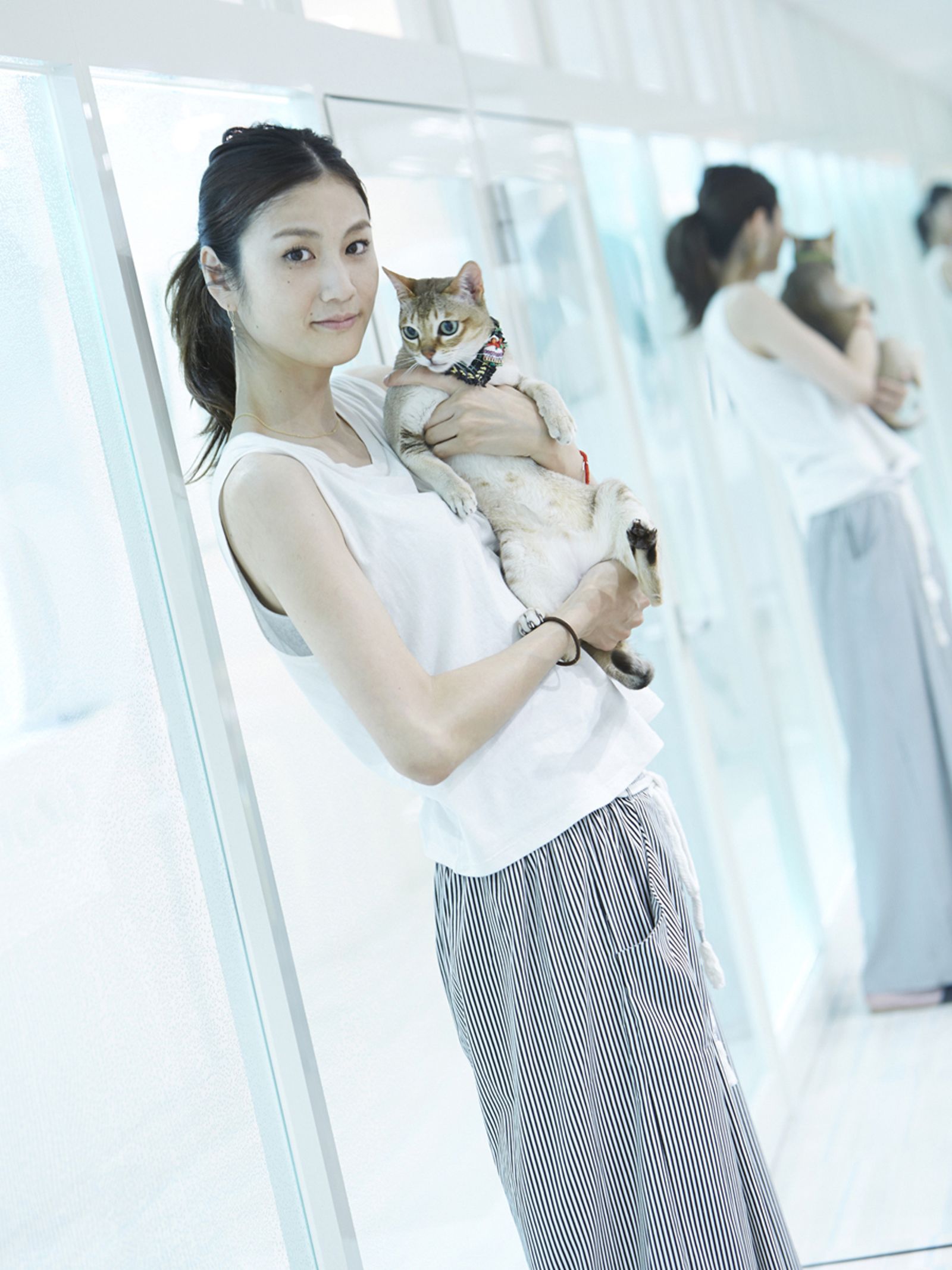 古谷惠生前是愛貓一族,還成創立寵物品牌。翻攝image-tokyo.co.jp