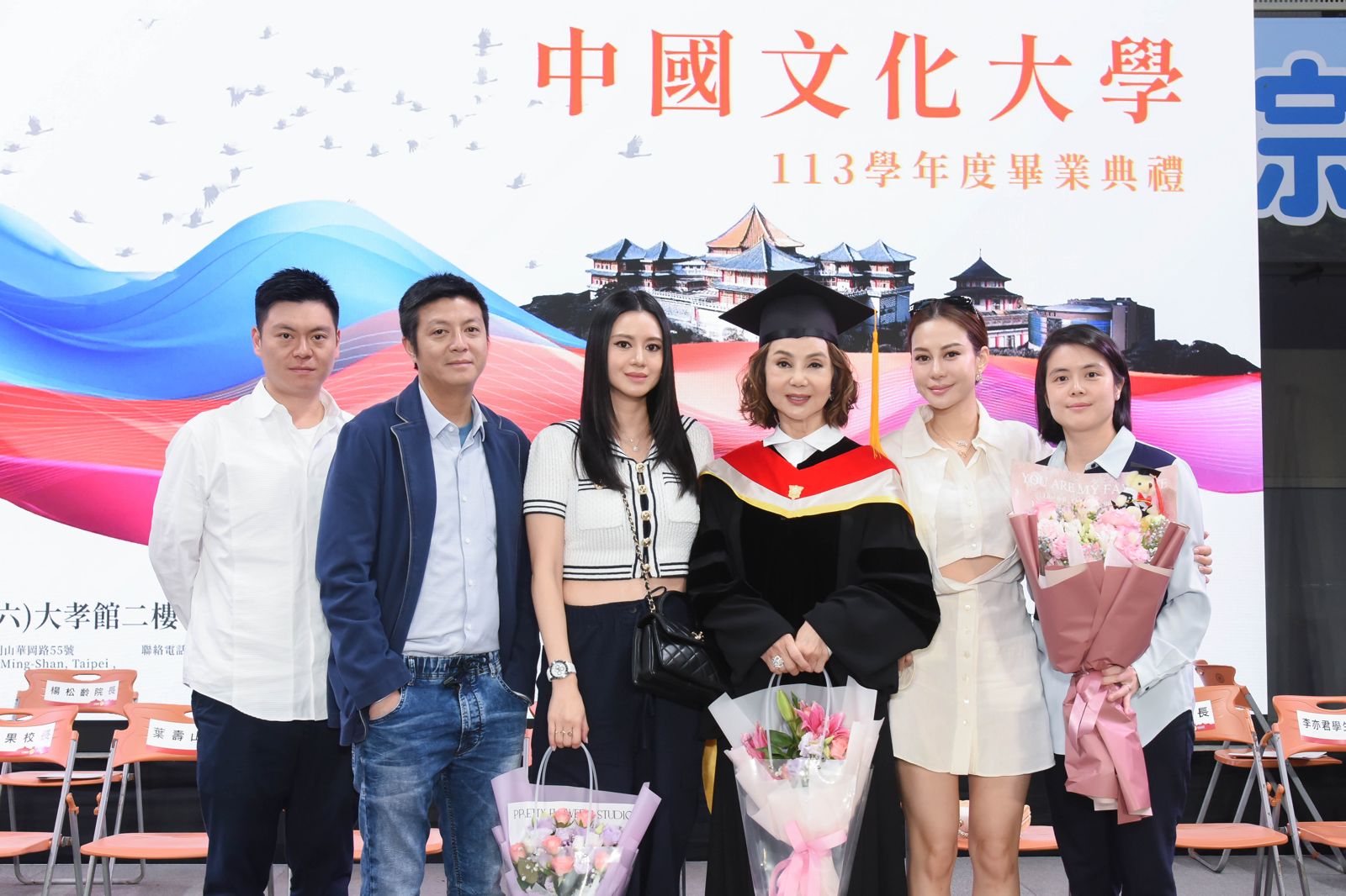 謝玲玲的家人們都擁有高顏值。台灣優質生命協會提供