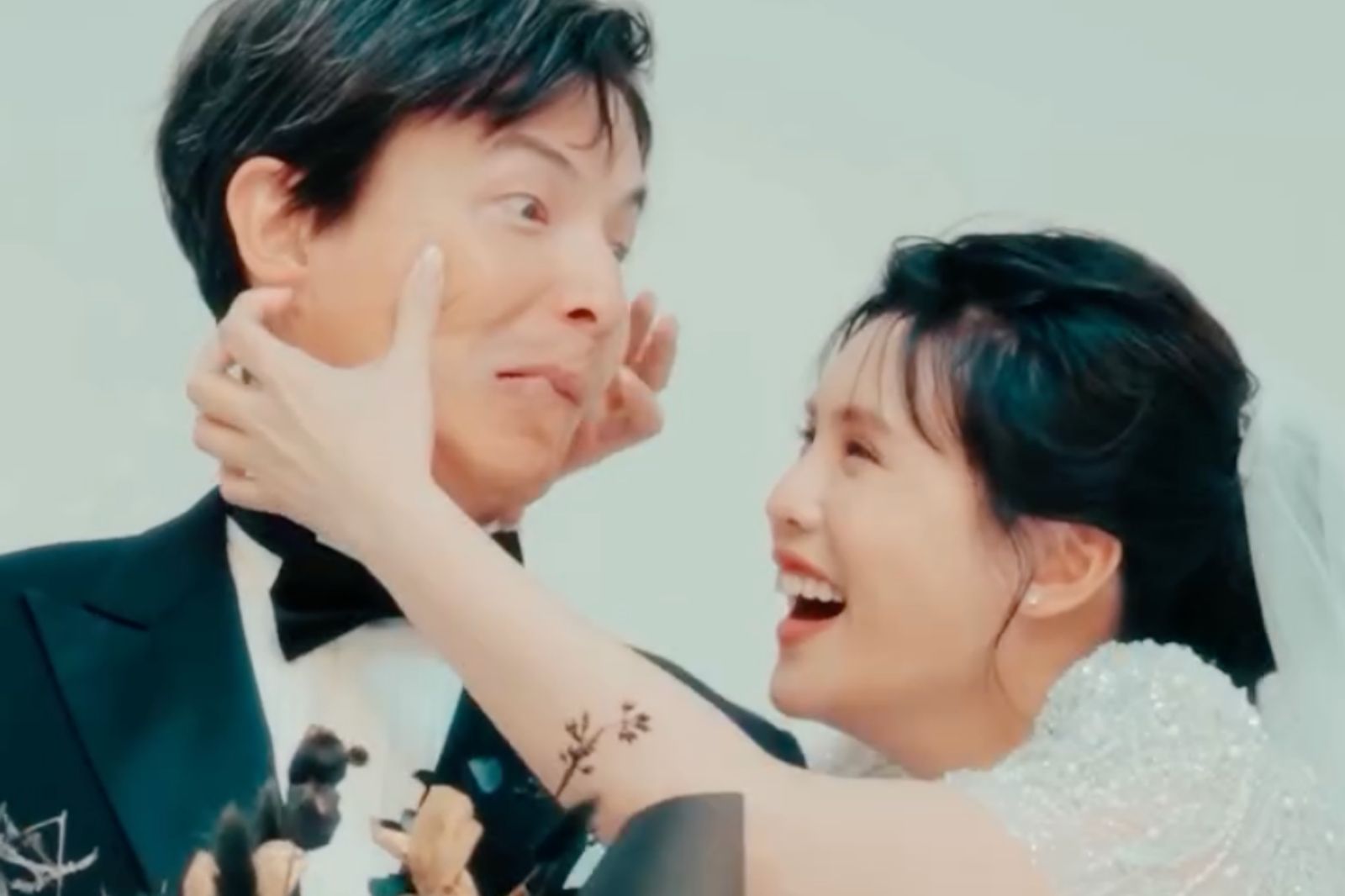 夏宇童、孫協志絕美婚紗花絮公開 「擠鬼臉搞怪」成最可愛「童協」