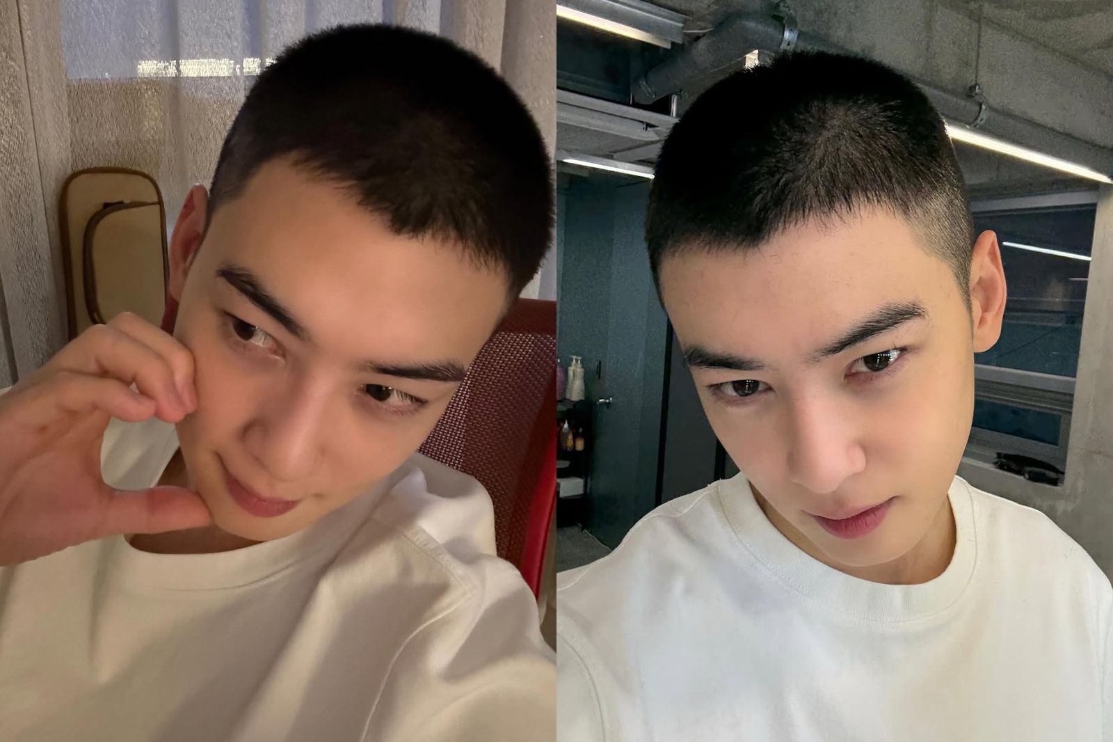 「臉蛋天才」車銀優入伍前頂平頭直播寵粉　網讚：顏值是一切