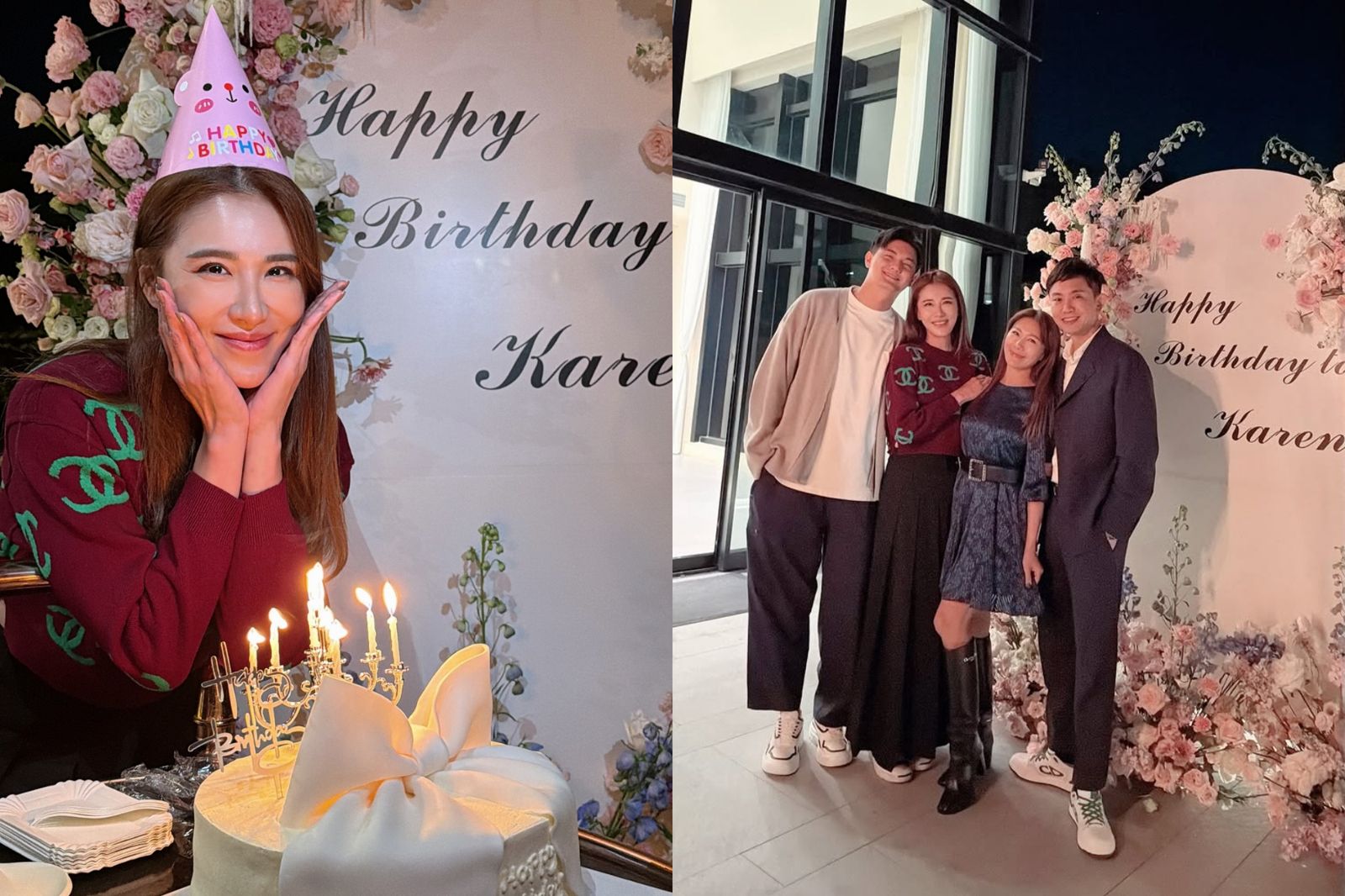 小禎慶生親吻男友「腳跨到身上」　Alan摟肩笑容燦爛「超級閃」