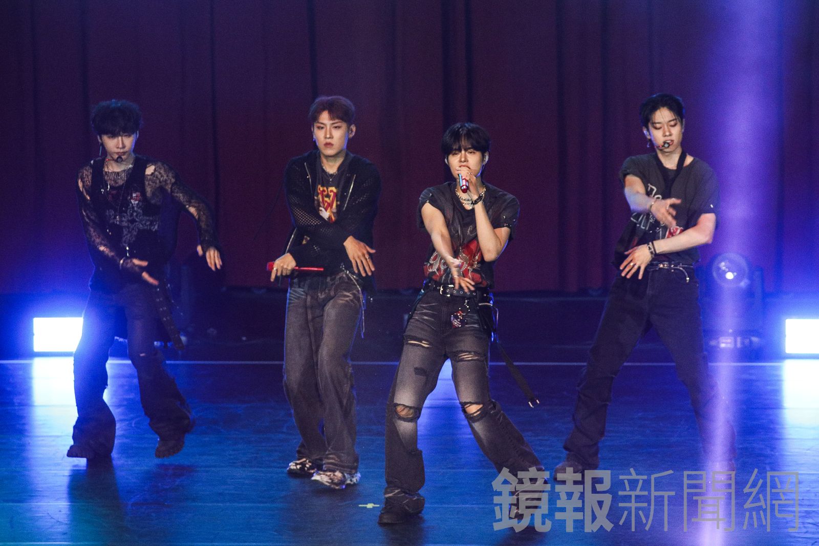 AB6IX分享在台吃了許多美食。鄒保祥攝