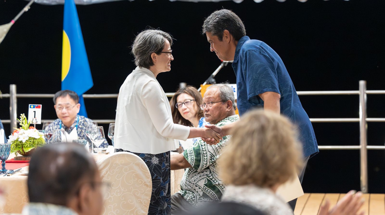 蕭美琴首訪帛琉出席晚宴 惠恕仁:台帛關係穩固、是真正卓越夥伴