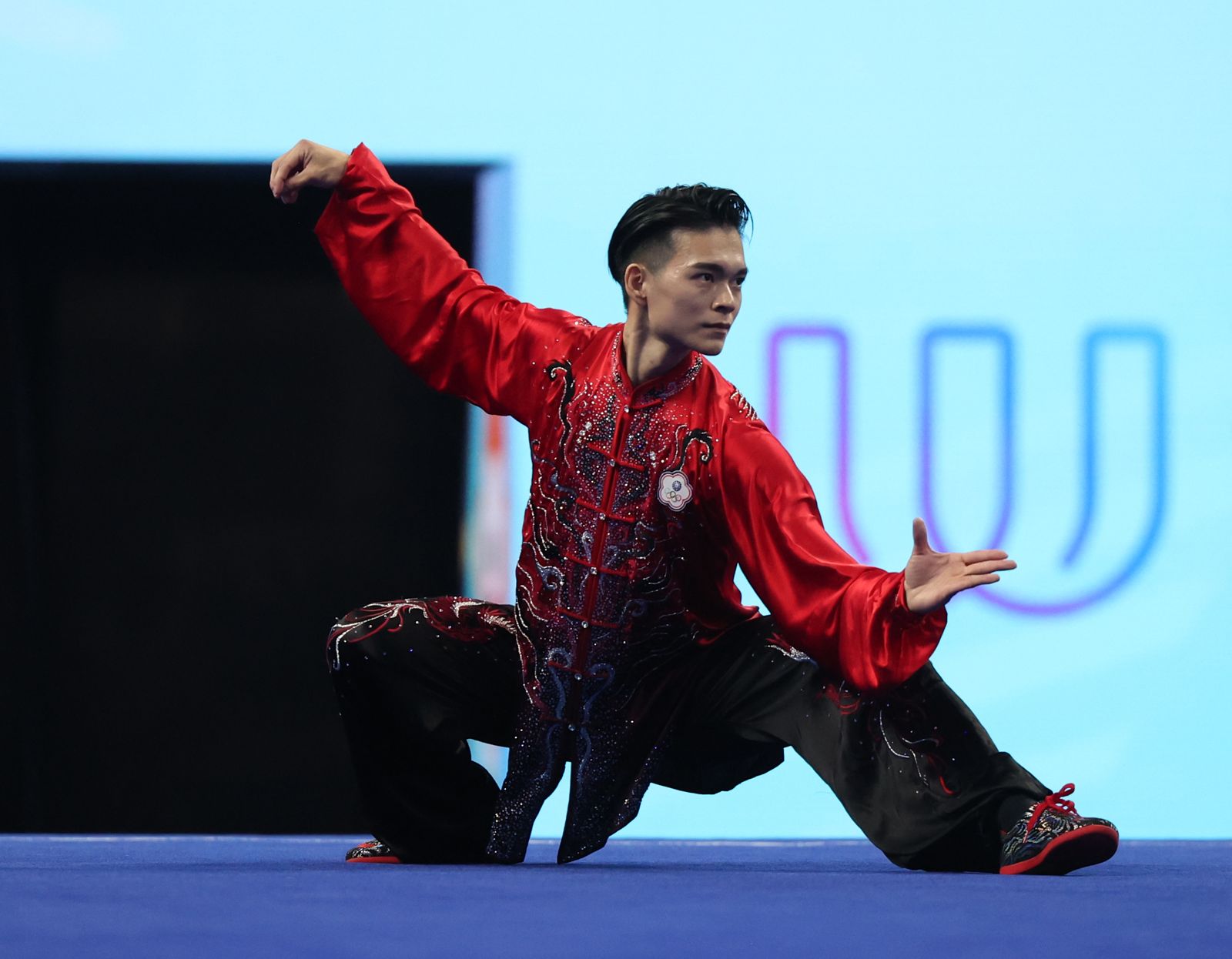 孫家閎以19.473分名列男子太極拳/太極劍全能第4。中華奧會提供
