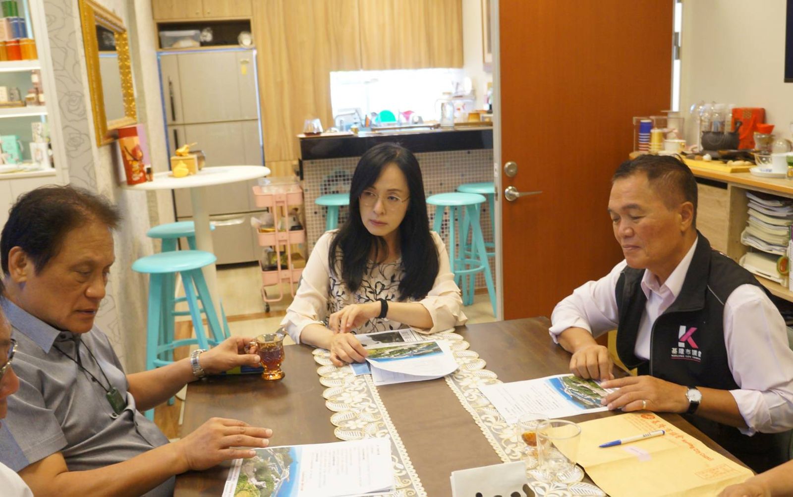 陳瑩、陳明建攜手優化基隆原住民文化廣場　原住民主委：全力支持