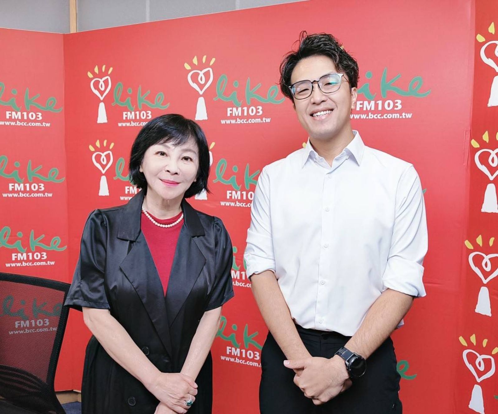 吳淡如是沈伯洋的學姊。圖/中廣流行網《幸福好時光》提供