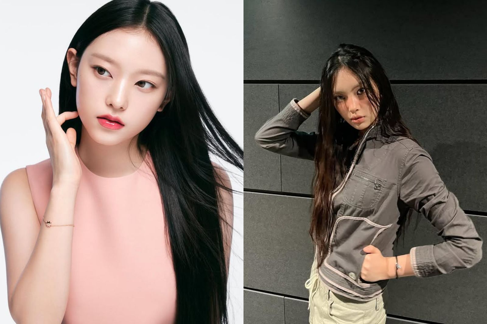 Haerin（左圖）與Hyein將重返ADOR繼續活動。翻攝IG@newjeans_official