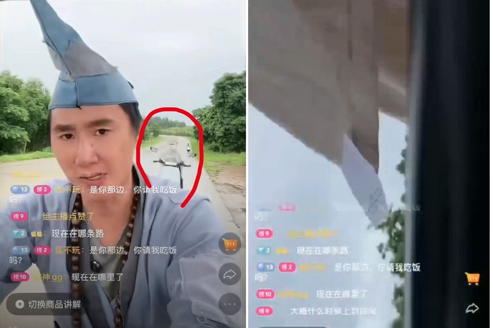 神明敵不過三寶?「濟公」徒步第1天就被車撞 震撼畫面曝光