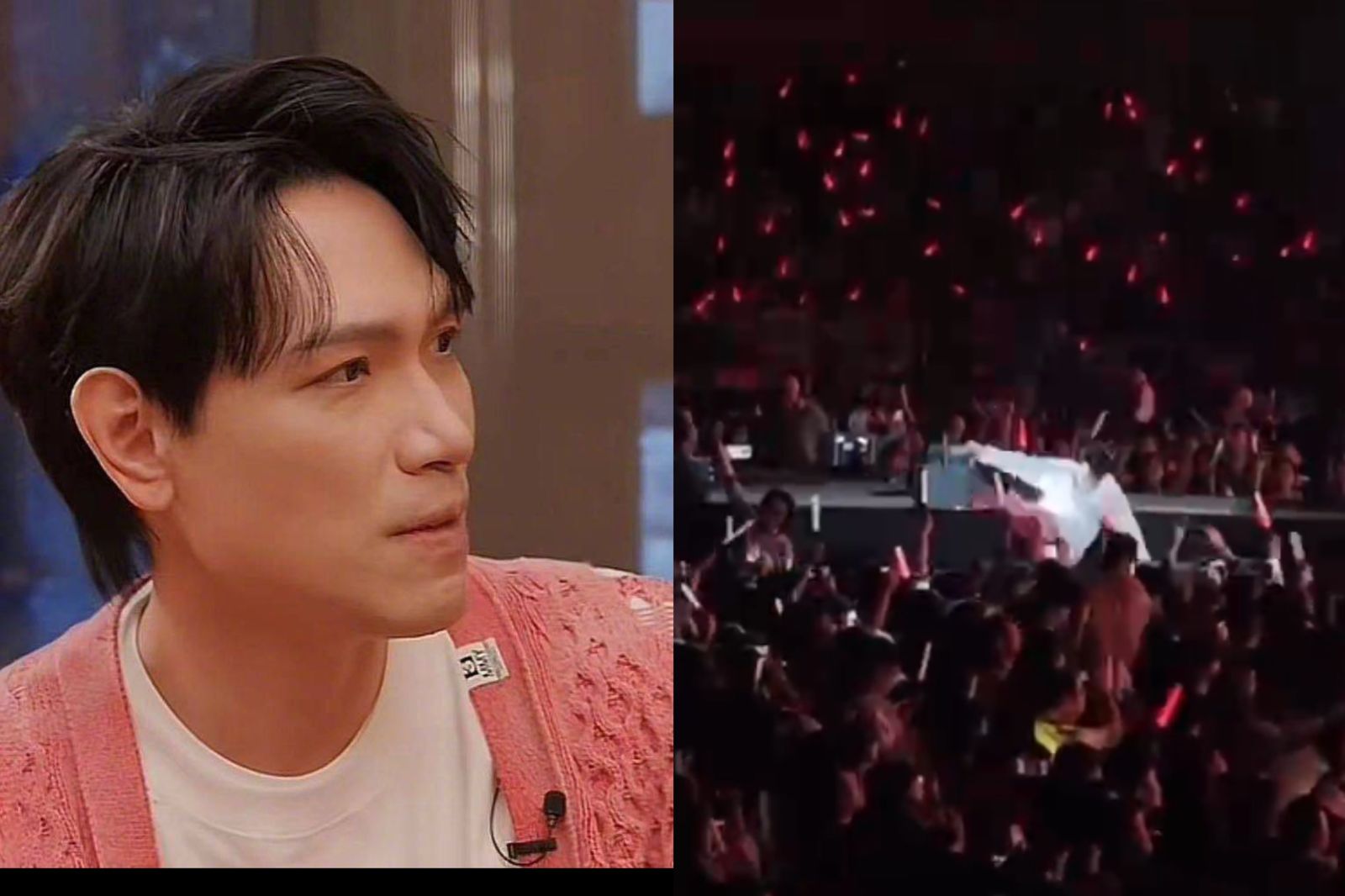 楊宗緯8月在演唱會上摔傷，返台休養期間卻被鄰居爆出，擔任社區主委卻成了製造社區對立的人。翻攝微博