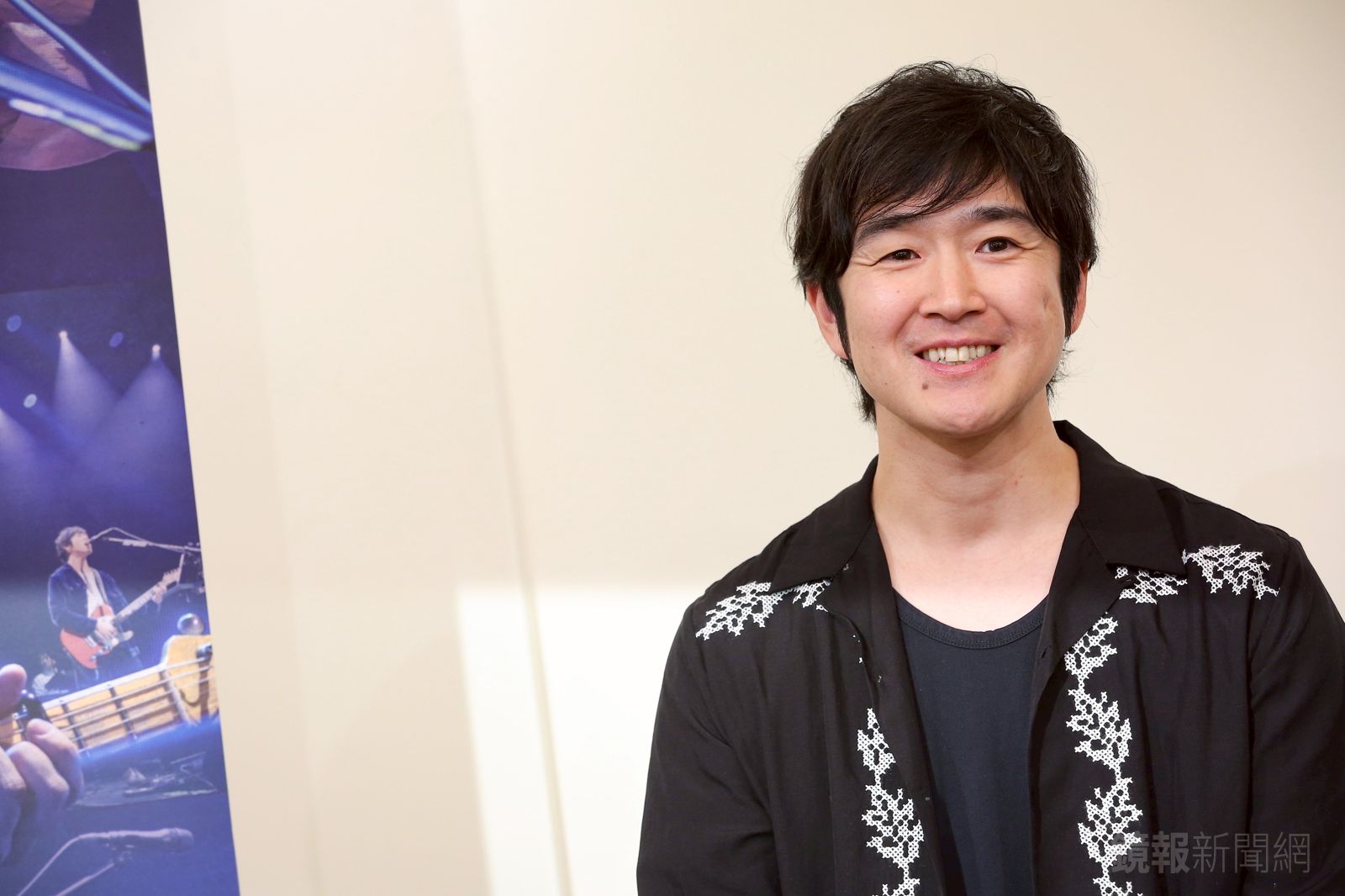 藤卷亮太明晚首度在台開個人演唱會。李鍾泉攝