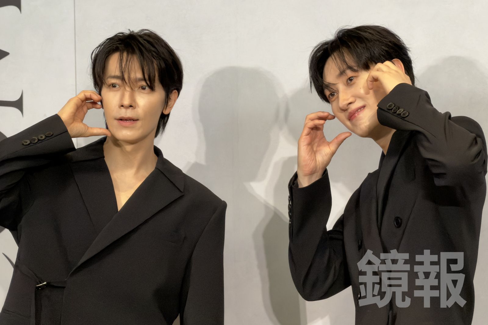 Super Junior-D&E 東海、銀赫不斷放送愛心及飛吻。潘佳琪攝