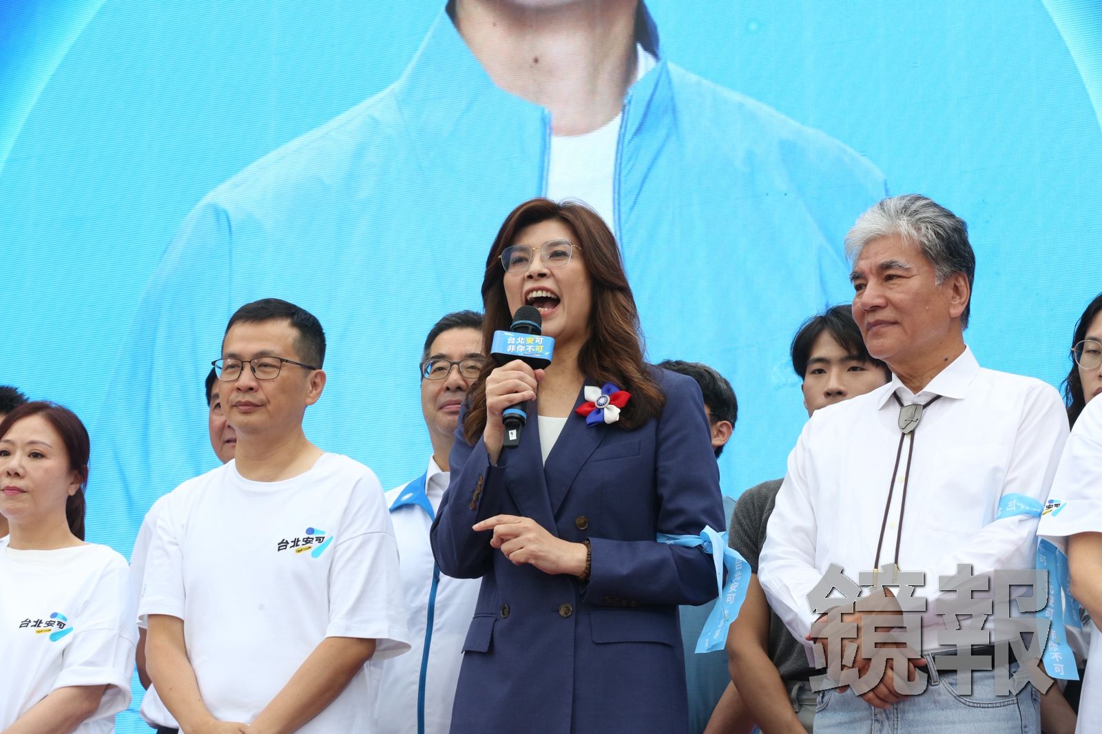 鄭麗文致詞時表示,台北市從來不只有一種顏色、一種聲音。攝影董孟航