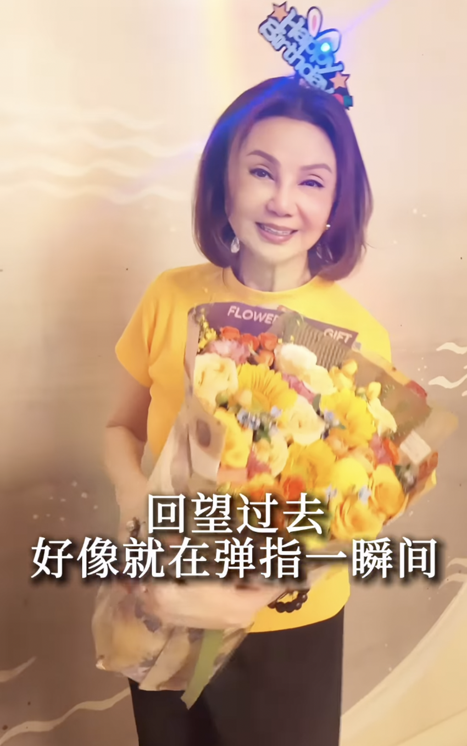 謝玲玲慶祝70歲生日。圖/翻攝自IG @hlingling