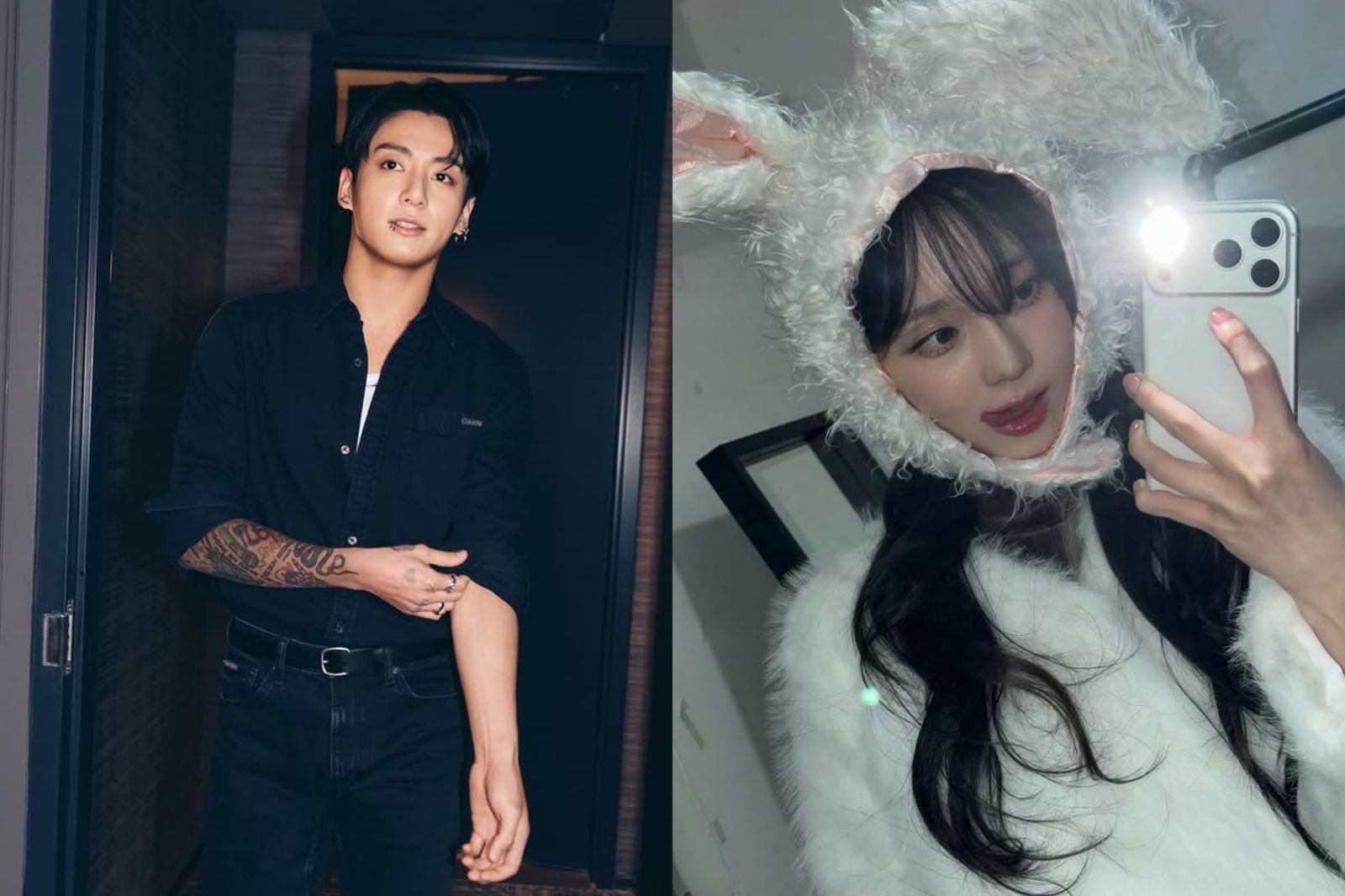 BTS柾國密戀aespa Winter被抓包?雙方公司疑默認 網喊:乾脆公開吧