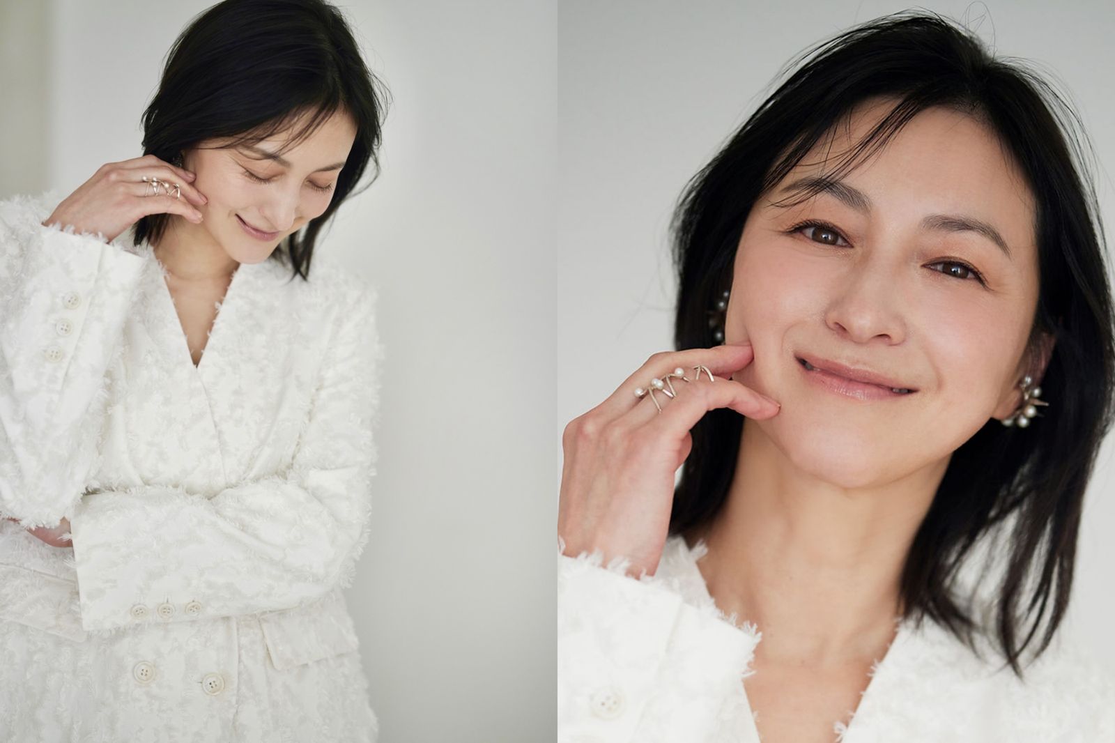 沉寂1年突更新IG!45歲廣末涼子白西裝燦笑現身 復出訊號不藏了