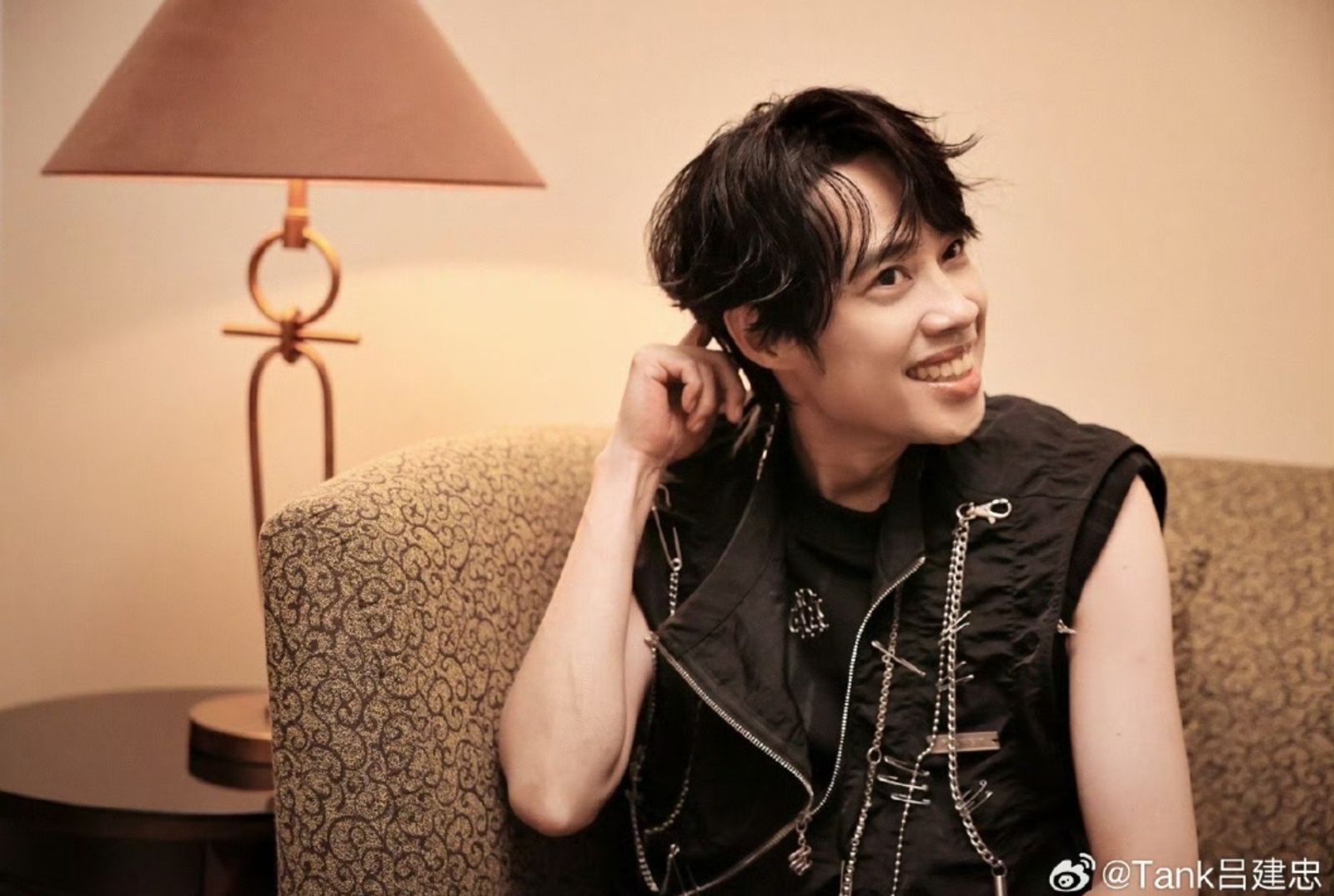 Tank日前在中國成功進行心肝聯合移植手術。翻攝Tank呂建忠微博