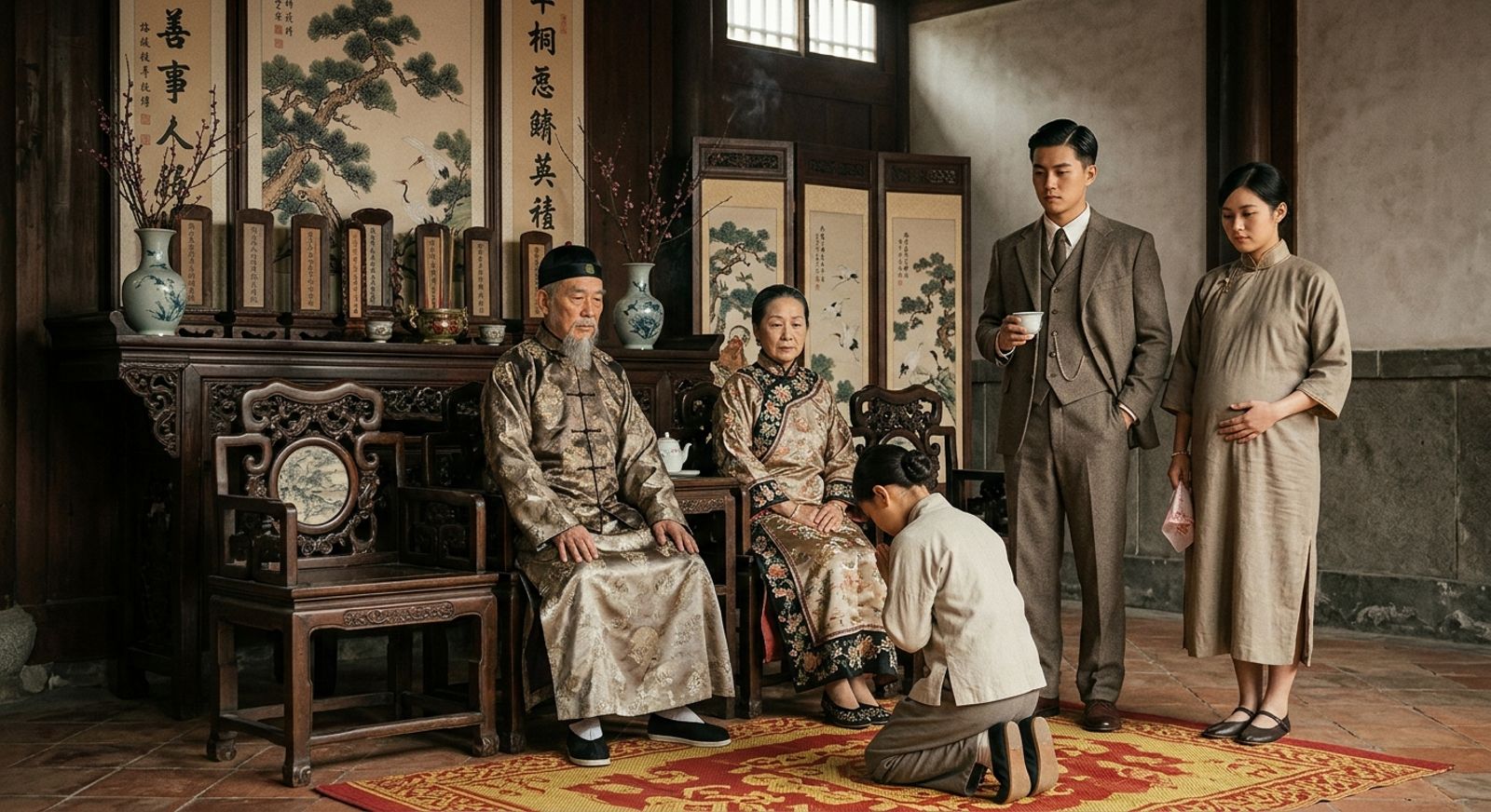 高雄陳姓家族96年前收養10歲女童,後代主張當年是「假收養真婢女」,提告確認收養關係不存在。示意圖/AI生成