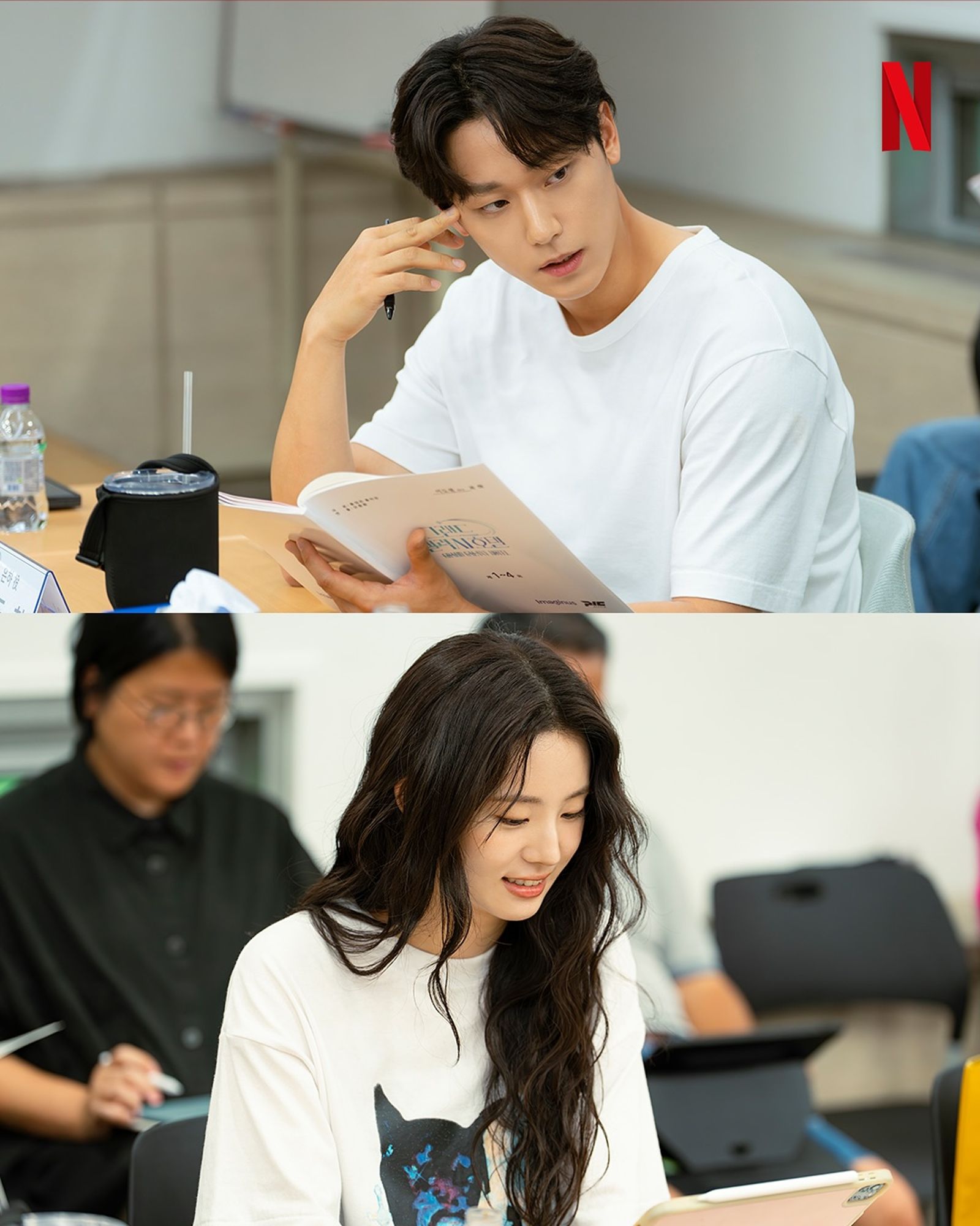 《銀河大酒店》由李到晛（上）等人主演。翻攝Instagram @netflixkr