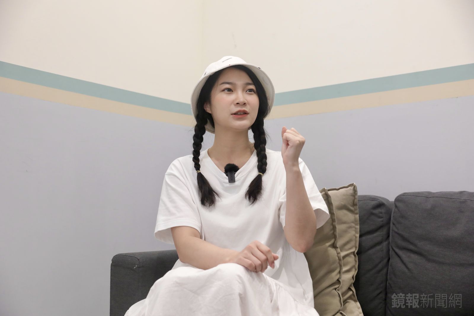 罷團阿美談到被國民黨公布個資時仍忿忿不平。（圖／林煒凱攝）