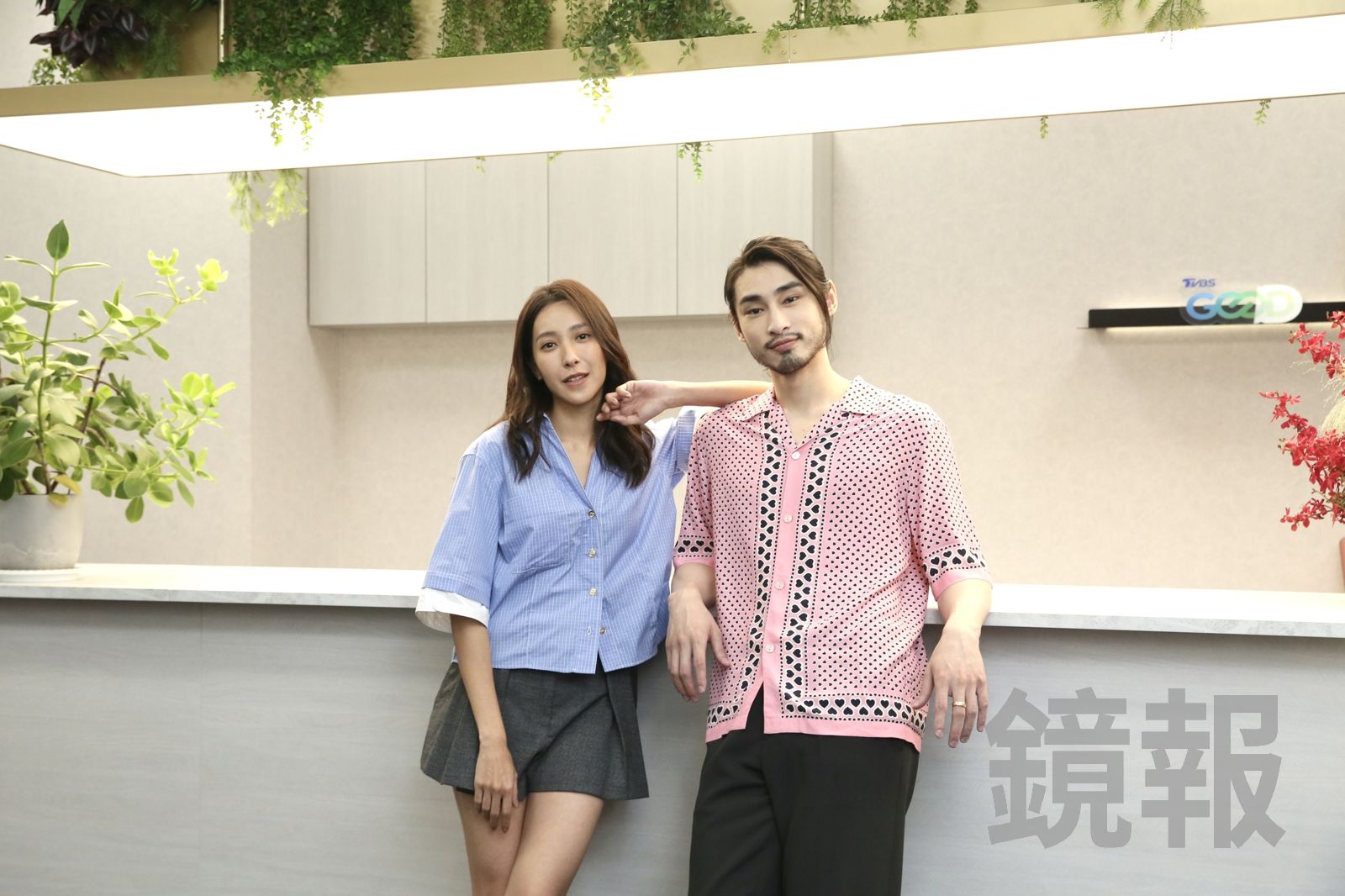 楊晴（左）與章廣辰飾演姊弟。董孟航攝