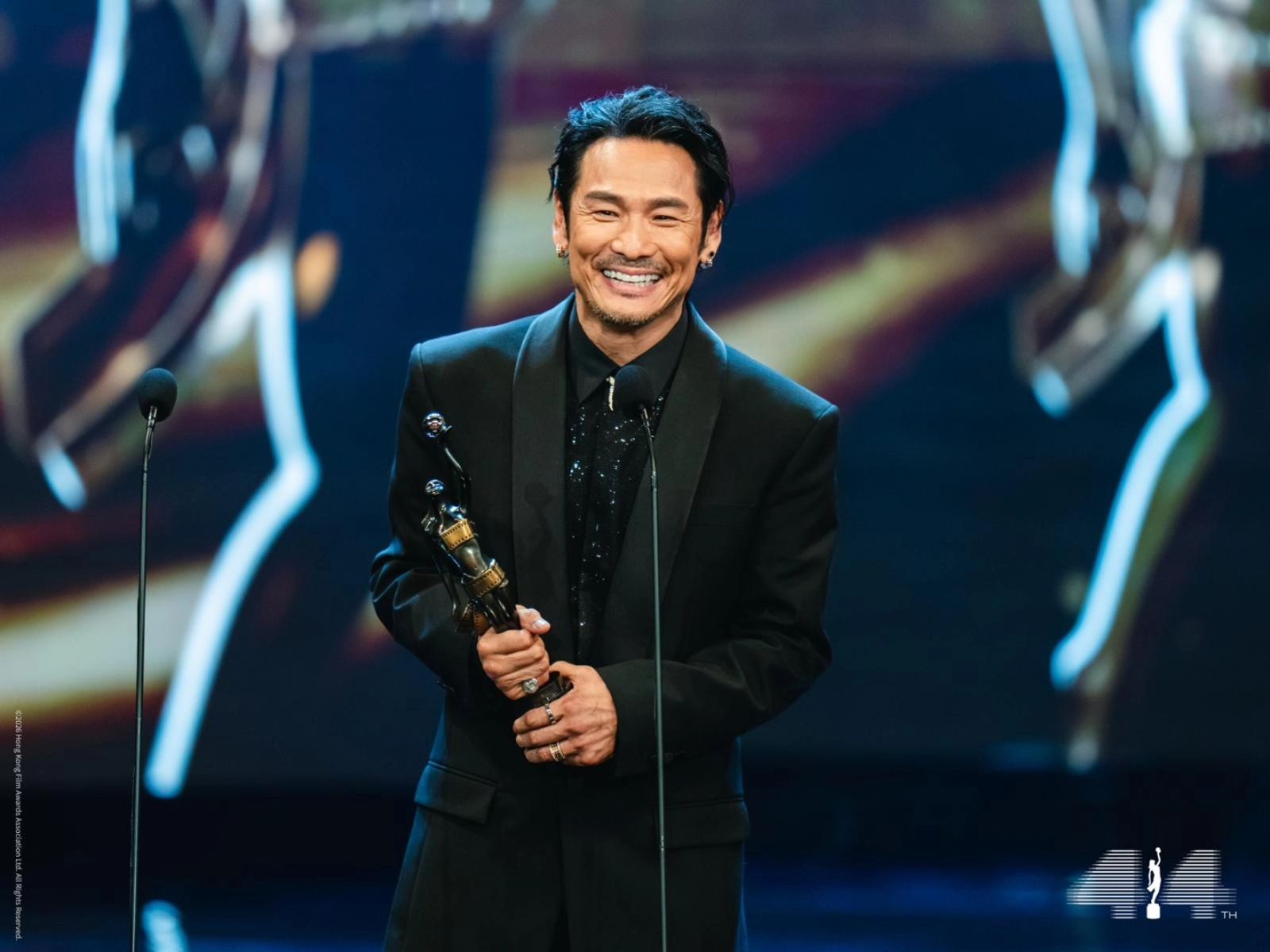 杜德偉獲得最佳男配角獎。翻攝臉書